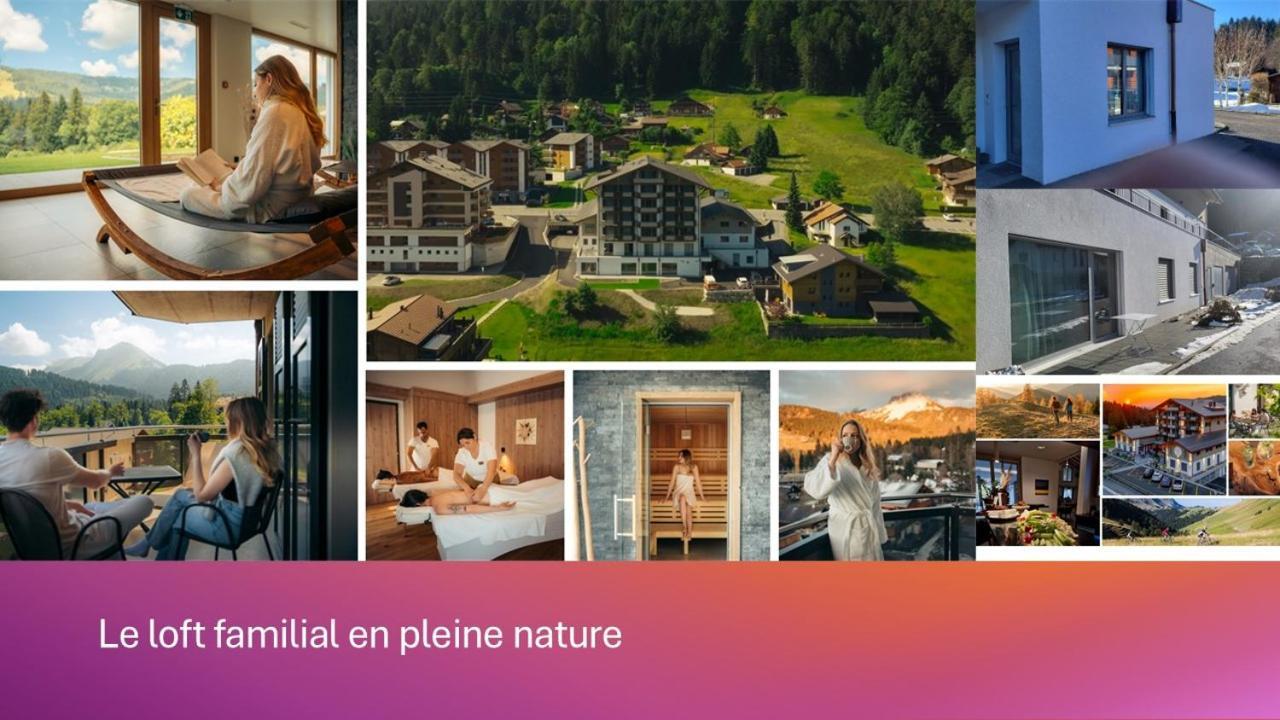 Boutique Hotel Corbetta - Spa 60M2 - La Montagne A 5 Minutes De L'Autoroute A12 Aux Paccots Sur Montreux - Nouveau Loft Familial - Profitez Du Lac Leman Et Des Montagnes En Meme Temps Les Paccots Exterior foto